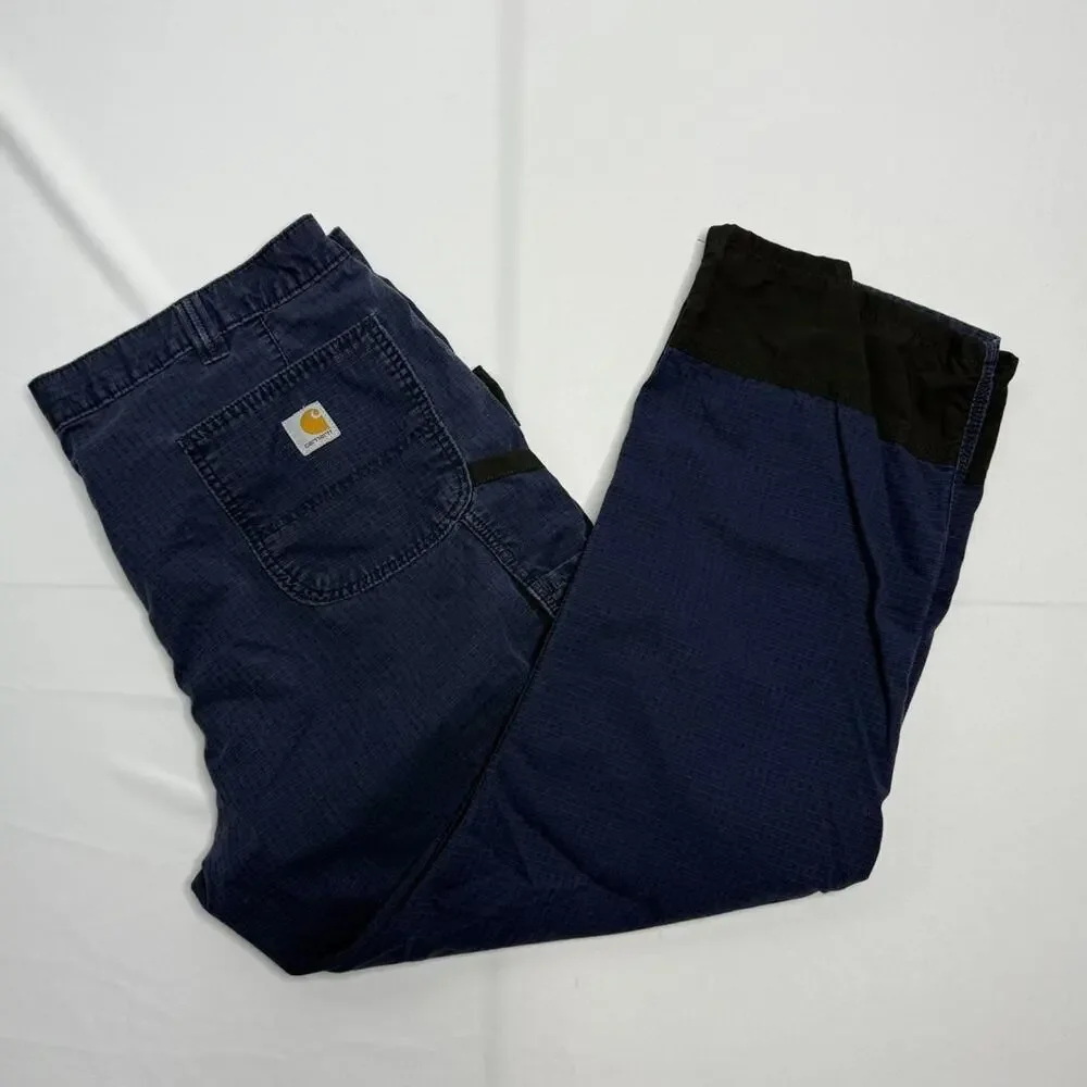 Cahartt Navy Blue Cargo Pants Size 42x32